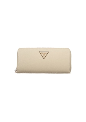 Guess Jeans Beige Polyurethane Women Wallet