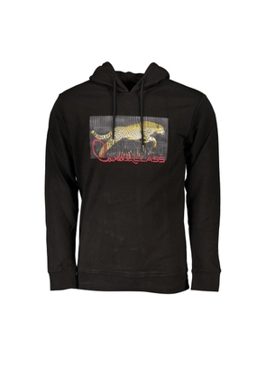 Cavalli Class Black Cotton Men Sweater - S