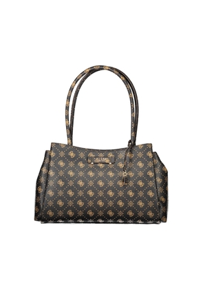 Guess Jeans Marrone Poliuretano Women Handbag