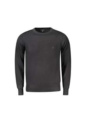 Coveri Moving Black Viscosa Mens Sweater - M