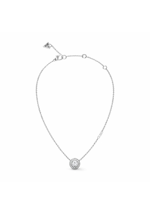 Guess Gray Stainless Steel Necklace - One Size