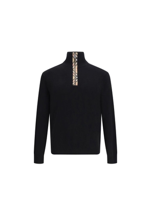 Burberry Black Wool Sweatshirt - S