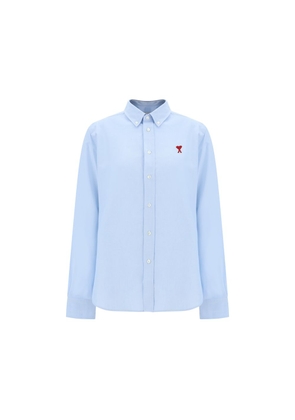 Ami Paris Blue Cotton Dress Shirt - M