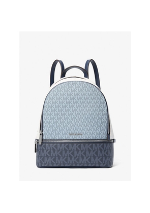 Michael Kors Blue Leather Backpack