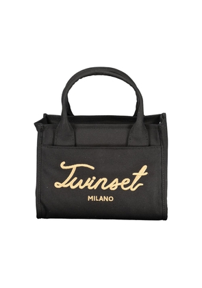Twinset Black Cotton Women Handbag