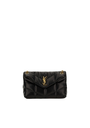 Saint Laurent Black Lamb Ovis Aries Aries Shoulder Bag