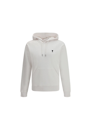 Ami Paris White Cotton Sweatshirt - L
