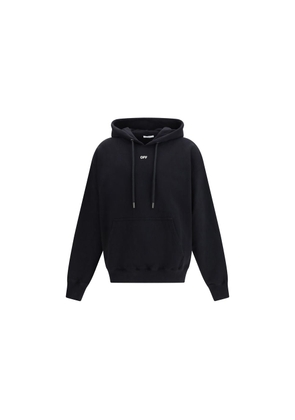 Off-White Black Cotton Sweatshirt - L