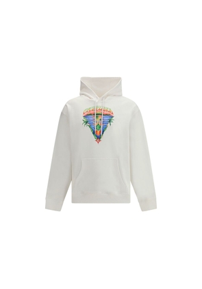 Casablanca White Cotton Sweatshirt - L