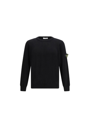 Stone Island Black Cotton Sweatshirt - XXL