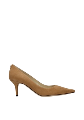 Jimmy Choo Brown Leather Mid Heel Pumps - EU36.5/US6.5