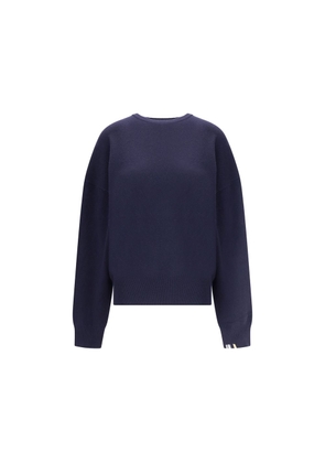 Extreme Cashmere Blue Cashmere Cashmere Sweater - One Size