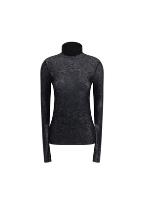 PINKO Gold Wool Turtleneck - S