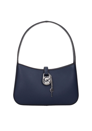 Michael Kors Blue Fur Shoulder Bag