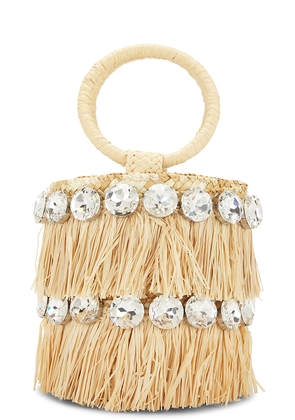 BTB Los Angeles Liv Bucket Bag in Beige.