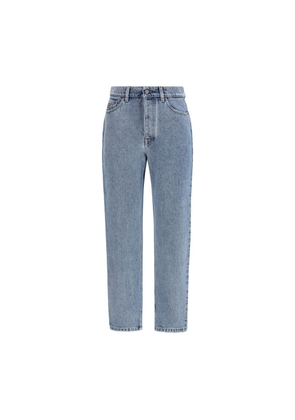Chloé Blue Cotton Tapered Jeans - 27