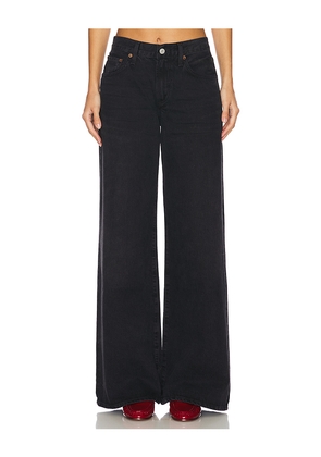 AGOLDE Clara Low Rise Baggy Flare Jeans in Black. Size 29. Also in 34.