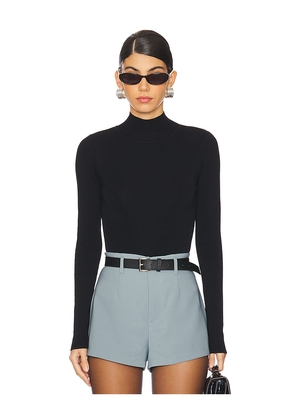 ALL THE WAYS Amerie Bodysuit in Black. Size L. Also in XS, S, M.