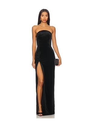 Amanda Uprichard Wolfe Gown in Black. Size S. Also in XL, XS.