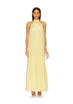 HEMANT AND NANDITA Long Dress in Yellow. Size L. Also in XL.