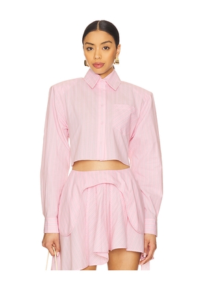 AKNVAS Randall Long Sleeve Top in Rose. Size XL. Also in M.