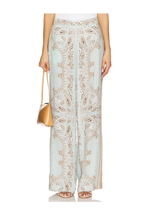 HEMANT AND NANDITA Straight Pants in Baby Blue. Size L. Also in M.