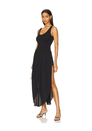Bevza Tulip Dress in Black. Size M. Also in S.
