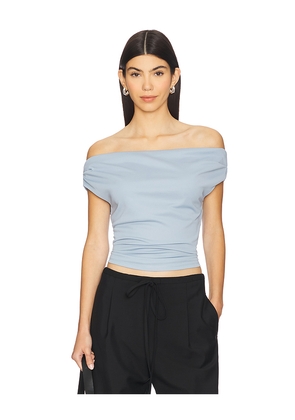 Elodie the Label Archie Top in Blue. Size M. Also in S, XS.