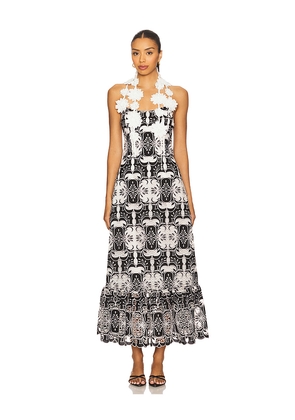 ELLIATT Jolie Midi Dress in Black. Size M. Also in XL.