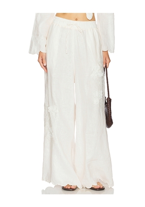 Agua Bendita x REVOLVE Emilie Pant in Ivory. Size XS. Also in XXL.
