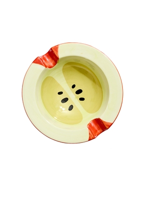 Edie Parker Seeded Ashtray in Red.