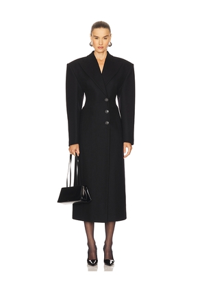 The Andamane Ottavia Coat in Black. Size 38/XS. Also in 40/S.
