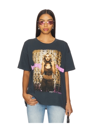 DAYDREAMER Britney Spears Oops I Did It Again Merch Tee in Grey. Size L. Also in M, S, XL, XS.