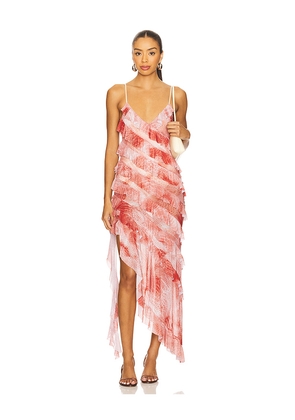 AFRM Vienna Dress in Rust. Size L. Also in XS, XXS.