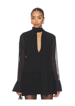 ALL THE WAYS Pennie Top in Black. Size L. Also in XS, XXS, S, M.