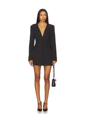 ALL THE WAYS Elizabeth Blazer Dress in Black. Size L. Also in S, XS.