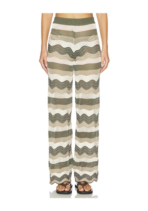 AZULU Martina Pant in Olive. Size L. Also in XS, XXS, S, M.