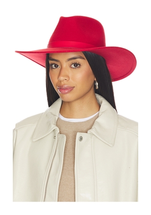 Brixton Harper Felt Hat in Red. Size L. Also in XS, S, M.