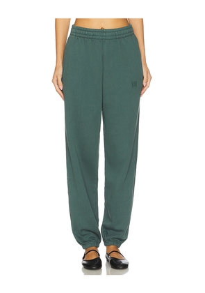 ANINE BING Karter Monogram Jogger in Teal. Size S. Also in XS.