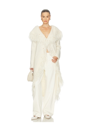 Cult Gaia Victoria Duster in Cream. Size L. Also in XL.