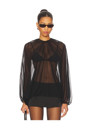 BUCI Cafe Blouse in Black. Size M/L. Also in XS/S.