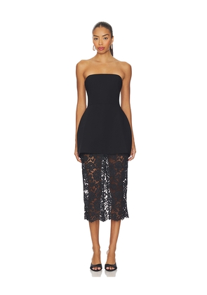 Amanda Uprichard Jada Dress in Black. Size M. Also in L, S, XS.