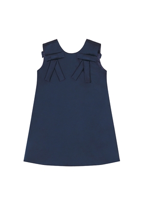 Bardot Junior Paz Bow Mini Dress in Navy. Size 4. Also in 5, 6, 7.