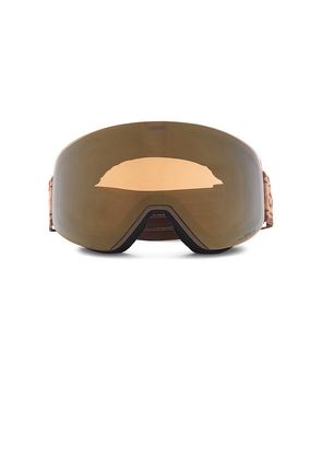 Chimi Ski 02 Cime Ski Goggles in Brown.