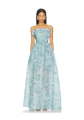 ELLIATT Faye Gown in Blue. Size L. Also in S, XS, M.