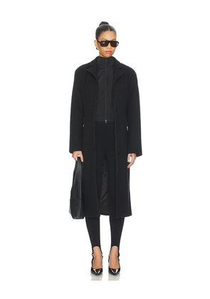ALL THE WAYS Whitney Coat in Black. Size L. Also in S, XXS, XS, M, XL.