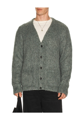 ALLSAINTS Tobie Cardigan in Green. Size L. Also in S, M, XL/1X.