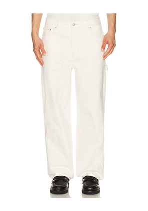 Dunst Modern Carpenter Jean in Cream. Size L. Also in M.