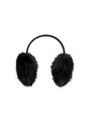Apparis Esme Sable Earmuffs in Black.