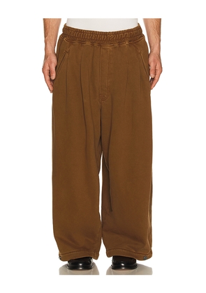 Art Community Triptych Sweatpant in Brown. Size L. Also in M, S, XL/1X.
